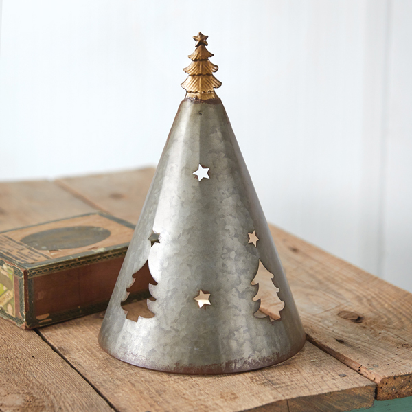 Large Christmas Tree Votive Holder